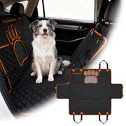 TaoieWkolt Coussin Siège Voiture Pour Chien Hyundai I30 - Housse Imperméable Rayée Noire - Protection Banquette Arrière