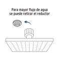 thumbnail image 4 of Regadera cuadrada 8" acabado satín con brazo, 4 of 5