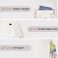 thumbnail image 5 of GAEKEAO Sling Bag Crossbody Bags for Women Vegan Leather Fanny Pack Chest Travel Anti Theft Purse Shoulder Bag handbags Gifts, 5 of 6
