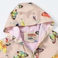 thumbnail image 4 of Hotiary Spring and Autumn Butterfly Pattern Zip Up Casual Coat Toddler Kids Thin and Light Hooded Jacket with Pockets for Girls 1-8 Years, 4 of 8