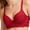 Red, variant on Elegant Lace Underwire Bra For Push Up Support And Comfort Everyday Wear, 70B, Yellow
