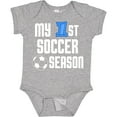 thumbnail image 3 of Inktastic My 1st Soccer Season Boys Baby Bodysuit, 3 of 5