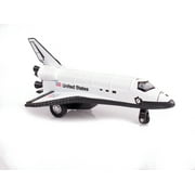 JFL United States NASA Orbiter Space Shuttle 5" Pull Back Die Cast Model, White
