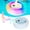 Blue, variant on 2026 Upgraded Floating Bluetooth Pool Speaker Waterproof LED Light Speaker, Floating Speakers with Top & Bottom Lights for Pool Bathroom Camping