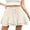 02 Ivory White, variant on Cueply Flowy Shorts for Women Mini Tennis Skirt Ruffle Tiered Skorts Running Workout Sports Shorts