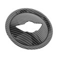 thumbnail image 4 of Steering Wheel Center Cover Trim, Perfect Fit Easy Installation Wheel Logo Emblem Trim Clear Texture Carbon Fiber Style  For Car, 4 of 8