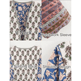 thumbnail image 3 of Women's Quilted Jacket Lightweight Floral Print Cropped Puffer Coat Short Padded Open Front Winter Outwear, 3 of 6