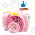 thumbnail image 1 of Kids Bubble Camera Toy Cute LED Automatic Bubble Blowing Toy Bath Toy with Strap, 1 of 7
