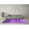 thumbnail image 3 of Ahgly Company Indoor Rectangle Oriental Purple Industrial Area Rugs, 2' x 5', 3 of 4