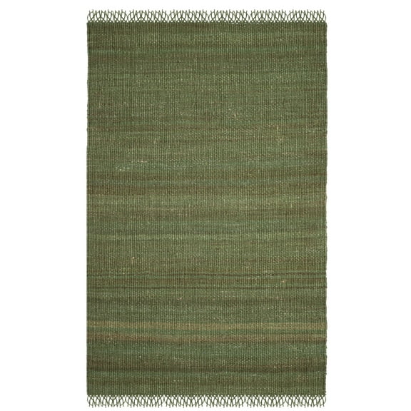 SAFAVIEH Natural Fiber Clara Solid Area Rug, Green, 6' x 9'
