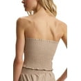 thumbnail image 2 of Commando Faux Leather Smocked Tube Top FLT202, 2 of 4