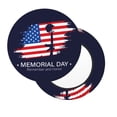 thumbnail image 3 of Round Bar Stool Seat Covers, Memorial Day Elastic Round Chair Cover Stool Seat Slipcover Bar Stool Cushions Round Pad for 12-14 inch, 3 of 7