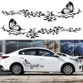 thumbnail image 4 of Walbest 2 Pack Car Sticker, Waterproof Butterfly Flower Car Body Decal for Universal Auto, White, 4 of 7