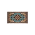 thumbnail image 2 of 2 Piece Bohemian Brown Ethnic Rug Rug Kitchen Rug Set, Decor Kitchen Rugs, Absorbent Non-Slip Washable Floor Mats, Home Indoor Runner Rugs 17"x47"+17"x30", 2 of 7