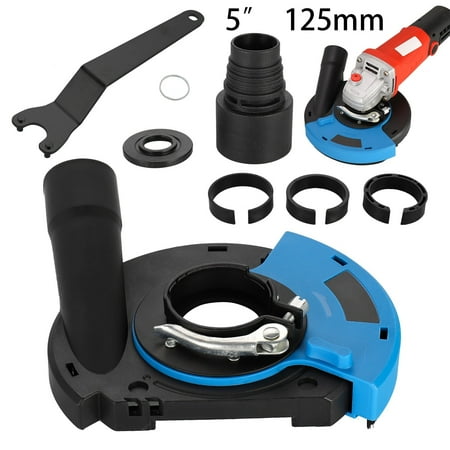 

5 inch 125mm Angle Grinder Vacuum Hood Blue Black 125mm (5 Inches)