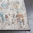 thumbnail image 3 of SAFAVIEH Amelia Tucker Trellis Area Rug, Gray/Blue Gold, 6'7" x 6'7" Square, 3 of 11