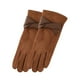 thumbnail image 2 of Guantes cálidos para damas con temperamento elegante, guantes de terciopelo con lazo para protección contra el frío, guantes de invierno, mitones para mujer, 2 of 6
