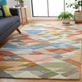 thumbnail image 2 of SAFAVIEH Rodeo Drive Elvin Geometric Area Rug, Gray/Blush, 4' x 6', 2 of 8