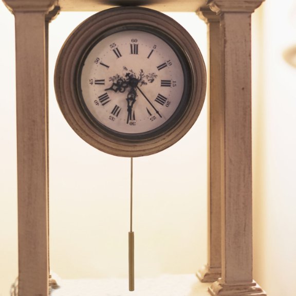 Baluue Vintage Style Quartz Clock Pendulum Bob Metal Rod for Wall Clock Replacement