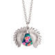 thumbnail image 1 of Flor planta hoja azul cielo Collar de girasol collar collar collar colgante, 1 of 3