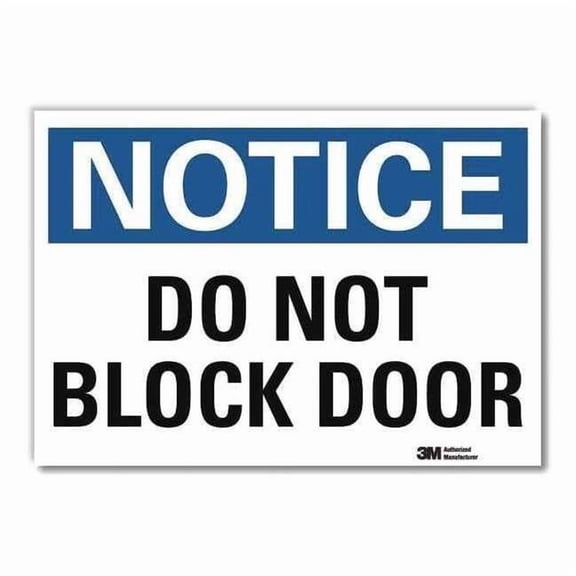 Lyle Notice Sign,7inx10in,Reflective Sheeting U1-1039-RD_10X7