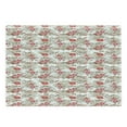thumbnail image 1 of Nature Cutting Board, Curly Pattern with Romantic Flowers in Tender Tones, Decorative Tempered Glass Cutting and Serving Board, in 3 Sizes, by Ambesonne, 1 of 2