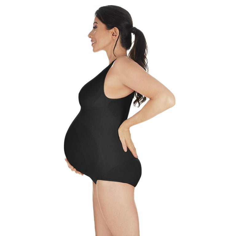 SlimMe Supportive Maternity Bodysuit with Cushioned Straps 