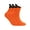 Orange, variant on Spencer 3 Pairs Mens Ankle Compression Socks Cushion Cotton Low Cut Athletic Sports Tab Socks for Plantar Fasciitis（White）