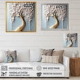 thumbnail image 4 of Designart "White Orchid Tree Garden Of Branches VI" Tree Floral Wall Art For Bathroom, 4 of 5