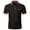 Black, variant on ZVNAΖH Mens 3 Button Short Sleeve Shirts Turn Down Collar Golf Shirts Plaid Patchwork Casual T-shirt Moisture Wicking