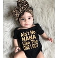 thumbnail image 3 of Xingqing Newborn Infant Baby Girl Boy Letters Short Sleeve O-Neck Button Closure Romper, 3 of 6
