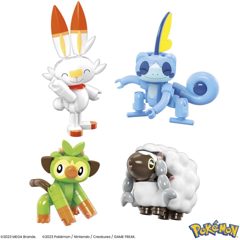 Pokemon Trainer Team: Wooloo, Bulbasaur, Sobble, Squirtle