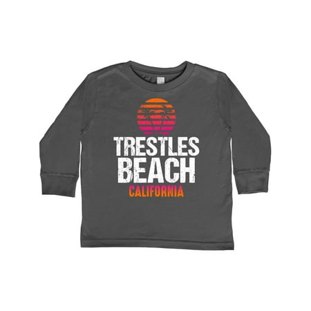 

Inktastic Sunset Trestles Beach Gift Toddler Toddler Girl Long Sleeve T-Shirt