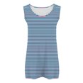 thumbnail image 5 of Jalioing Summer Tank Tops for Women Striped Sleeveless Plus Size Shirts Casual Oversized Crew Neck T Shirts, 5 of 7