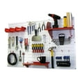 thumbnail image 1 of Wall Control Kit de Rangement d'Outils Standard 4 Pieds en Métal avec Tableau à Outils Blanc et Accessoires Rouges, 1 of 1