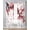 White Deep Red, variant on Red Flowers Sheer Curtains 84 Inch Length 2 Panels Set for Living Room/Bedroom, Chinese Plum Traditional Ink Painting Kitchen Curtains Grommet Semi-Sheer Curtains Drapes Window Treatments 52"x84"x2