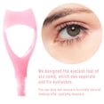 thumbnail image 4 of Linyer Women 3 in 1 Mascara Portable Natural Eyelashes Curler Applicator Guide Guard Eye Lash Makeup Accessory Beauty Supplies, 4 of 8