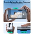 thumbnail image 4 of Funda de teléfono ESR para iPhone 16 con soporte de protección contra caídas de 23 pies, gris claro, 4 of 8