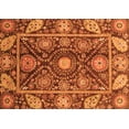 thumbnail image 1 of Ahgly Company Indoor Rectangle Oriental Orange Traditional Area Rugs, 4' x 6', 1 of 4