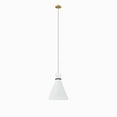 thumbnail image 1 of Lámpara colgante Modway Starlight de latón satinado blanco de 1 luz, 1 of 8