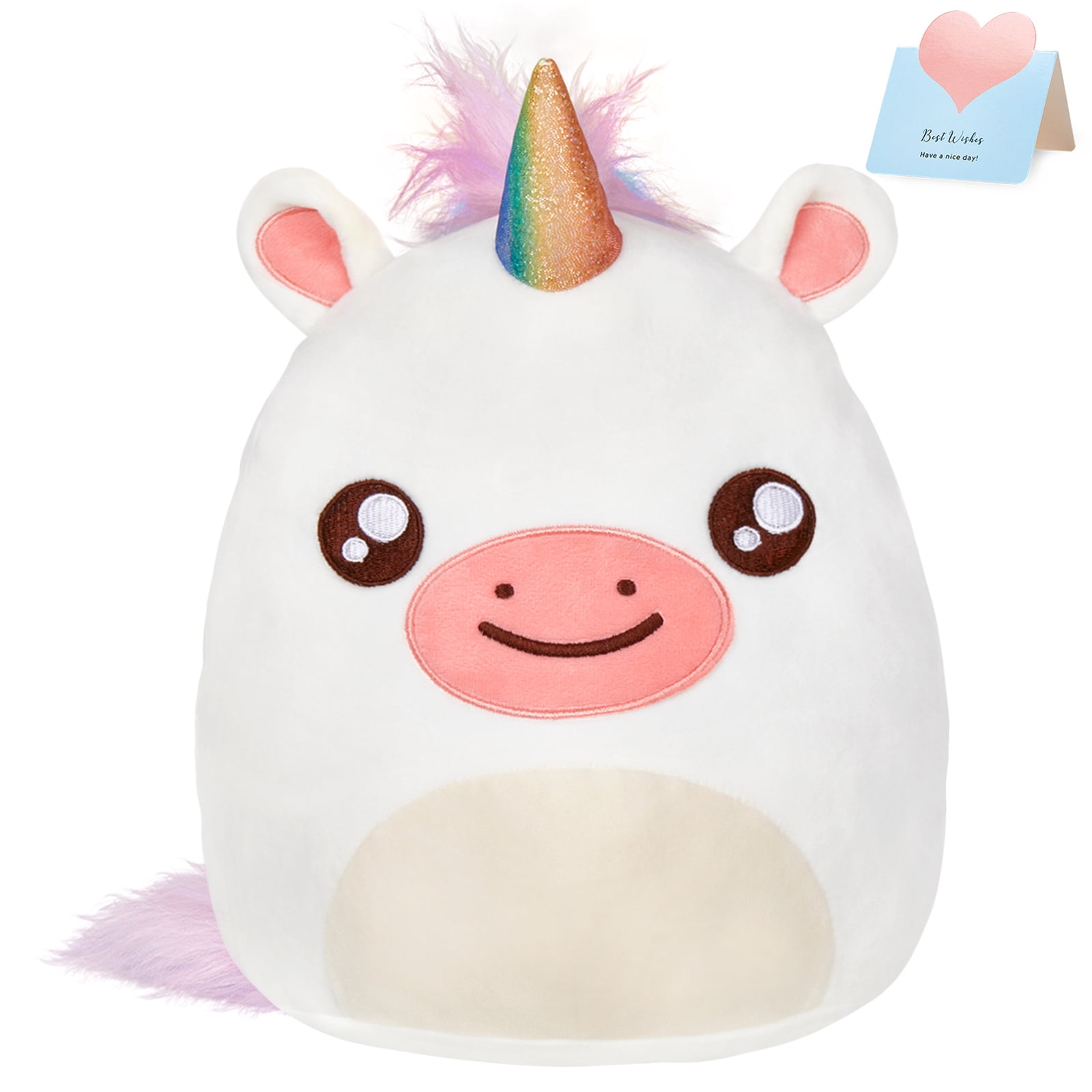 CozyWorld Adorable Unicorn soft Plush Pillow Stuffed Unicorn Toy