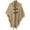 Khaki, variant on Women Shawl Wraps Button Sweater Cardigan Cape Winter Tassel Soild Poncho with Hat