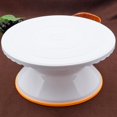 thumbnail image 1 of Soporte de pastel giratorio de 10 ", accesorios de decoración de pasteles, de pastelería, herramienta de cocina de plástico para hornear DIY Soledad soporte de pastel giratorio, 1 of 10