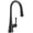 Matte Black, variant on Moen 9126EWSRS Kurv Single Handle Pull Down Touchless Kitchen Faucet in Spot Resist Stainless