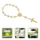 thumbnail image 5 of Colgante de rosario para coche, adorno colgante, pulsera de rosario, cruz, accesorio para espejo retrovisor de coche, 5 of 8