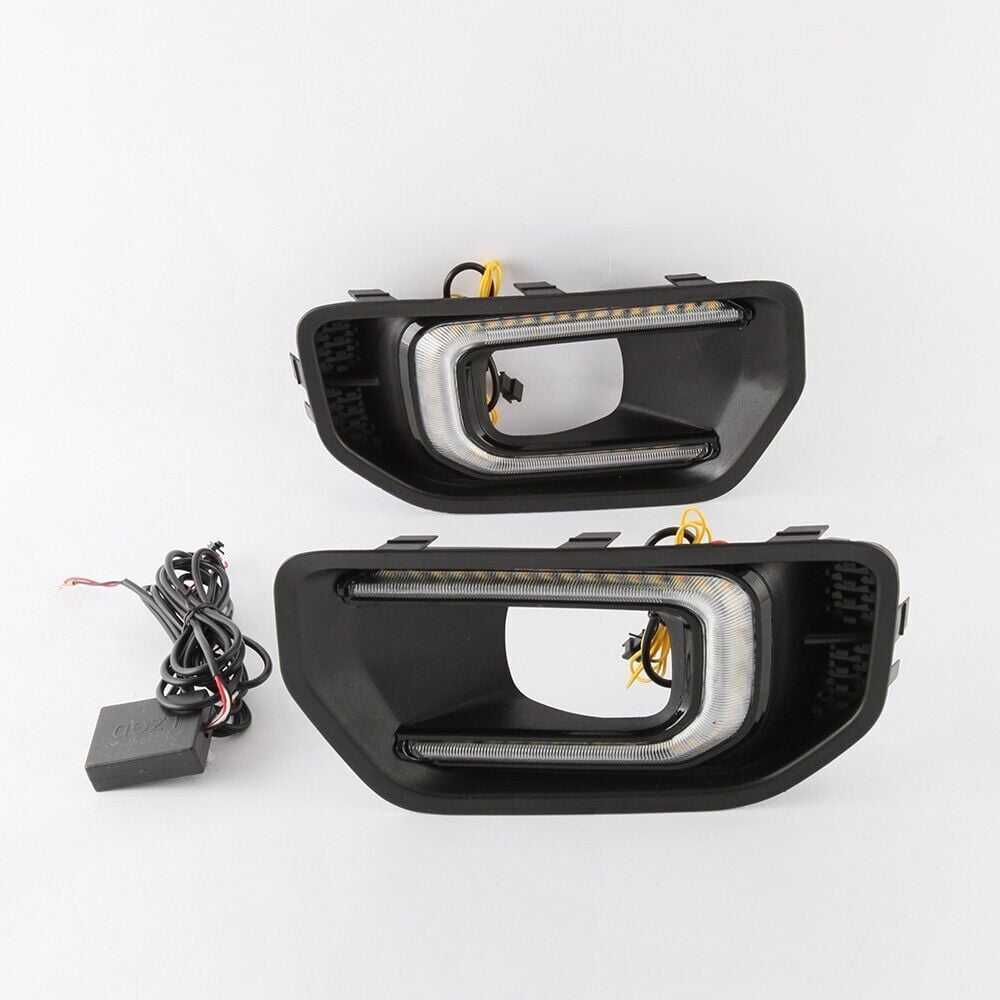Woudy LED Daytime Running Fog Light Turn Signal Lamp DRL for Ford Ranger 2022 2023