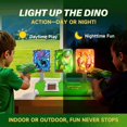 thumbnail image 2 of Juego de disparos Tqeieu, juguete de puntuación electrónico con temática de dinosaurios, 2 of 7