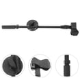 thumbnail image 3 of 1 Set Metal Microphone Arm with Clamp and Adjustable Height Stand, 3 of 8