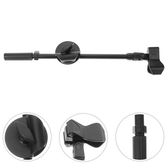 OUNONA Mic Boom Arm Microphone Stand 46.00X9.50X7.00CM Black