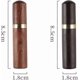 thumbnail image 4 of Portable Wood Toothpick Holder Mini Toothpick box Pocket Toothpick Holder (Dark Brown), 4 of 4
